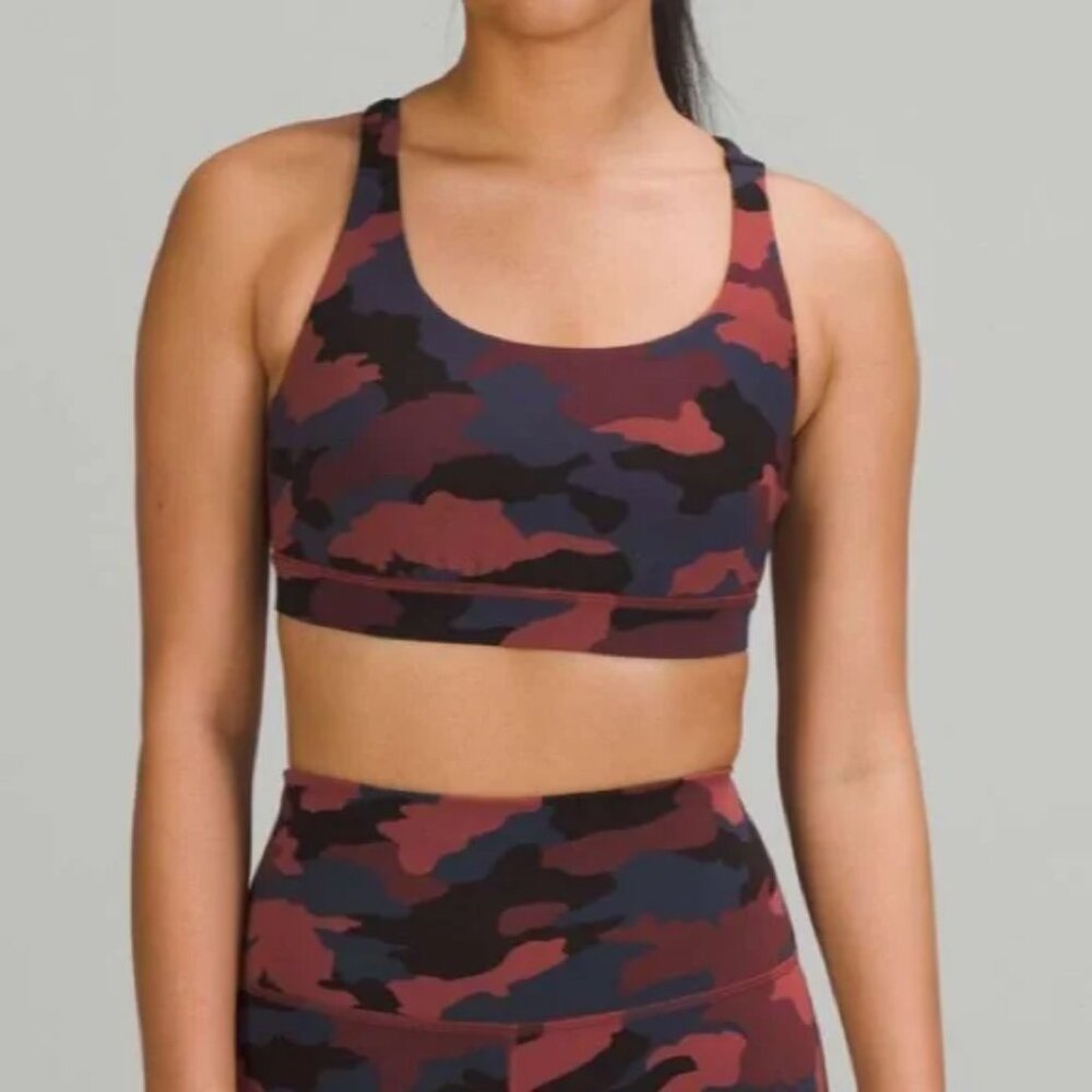 EUC Lululemon Energy Bra *Medium Support, B–D Cups Size 4
